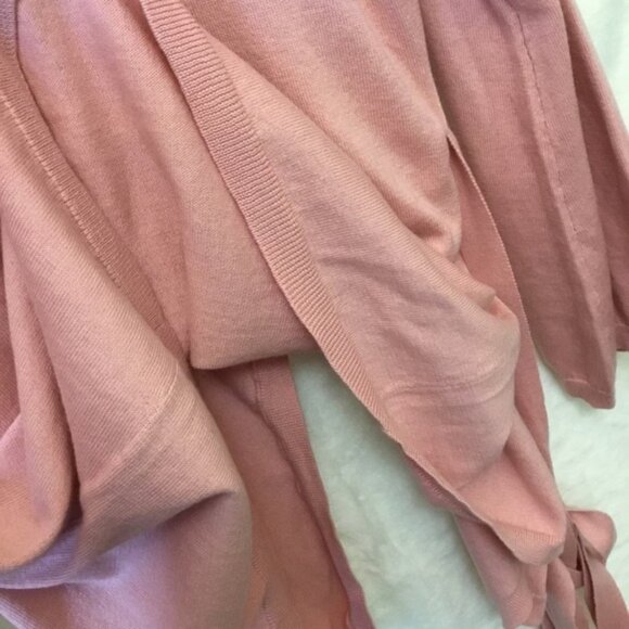 J.Crew Mercantile Pink Wrap Belted Cardigan - Picture 7 of 9